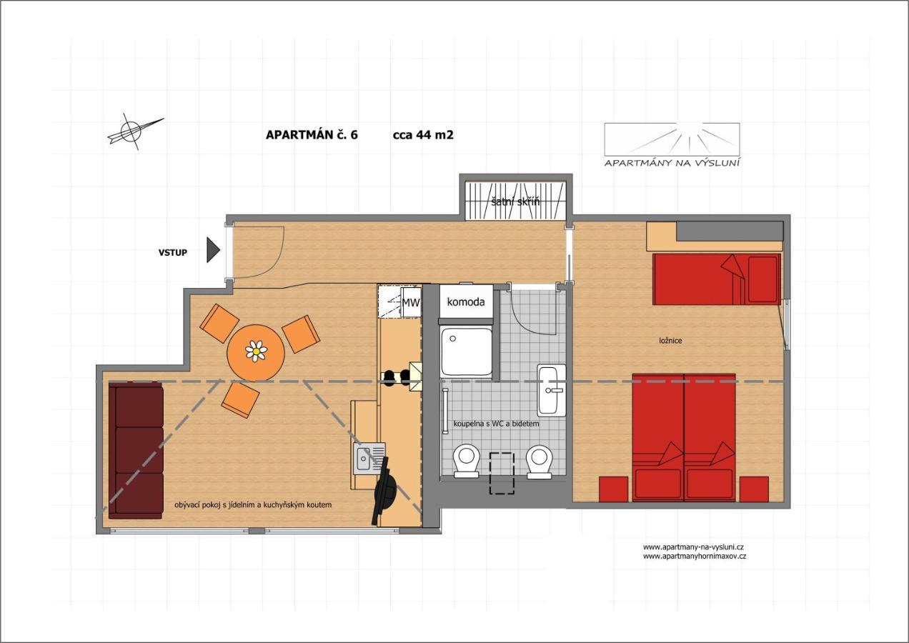 Apartmany Na Vysluni Horní Maxov Exteriör bild