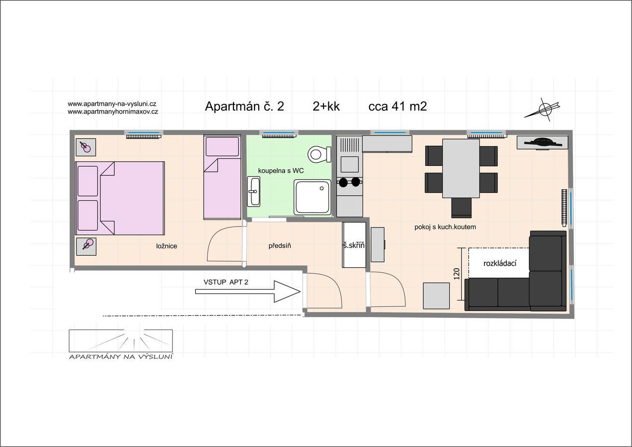 Apartmany Na Vysluni Horní Maxov Exteriör bild